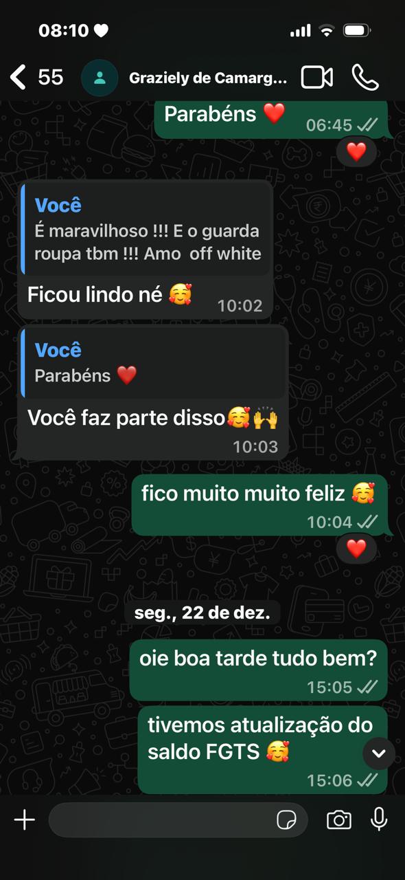 Depoimento de Graziely de Camargo